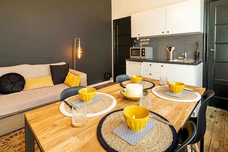 Salon et cuisine